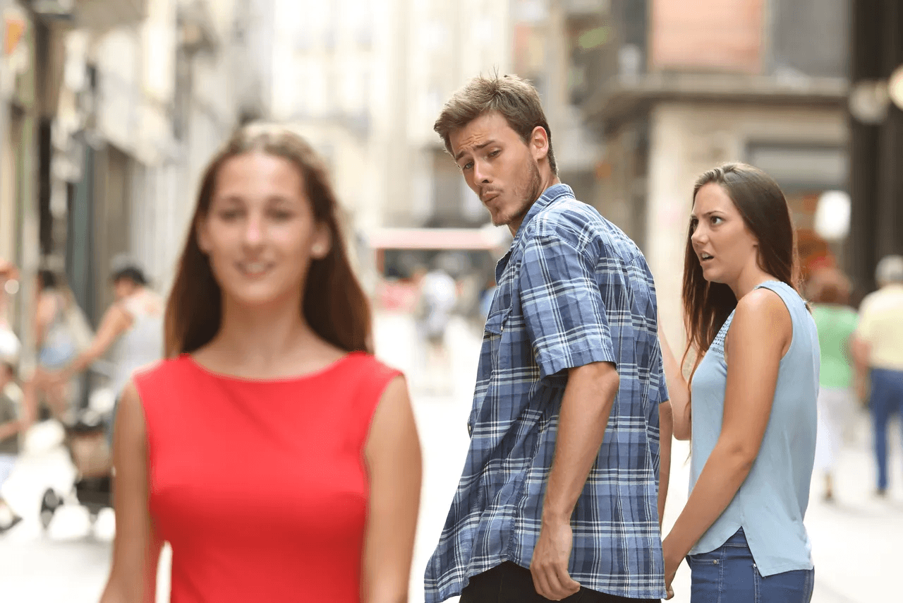 distracted boyfriend meme